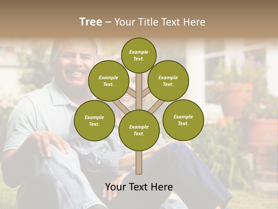 Woman Leisure Ground PowerPoint Template