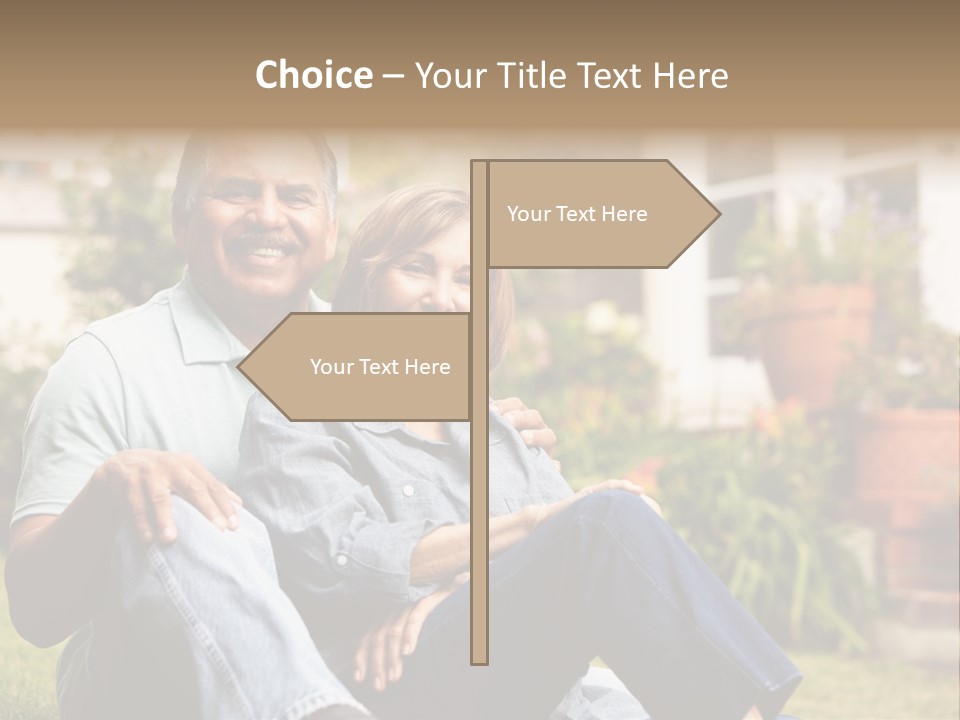 Woman Leisure Ground PowerPoint Template