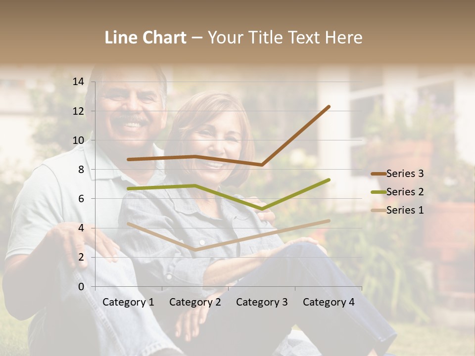Woman Leisure Ground PowerPoint Template