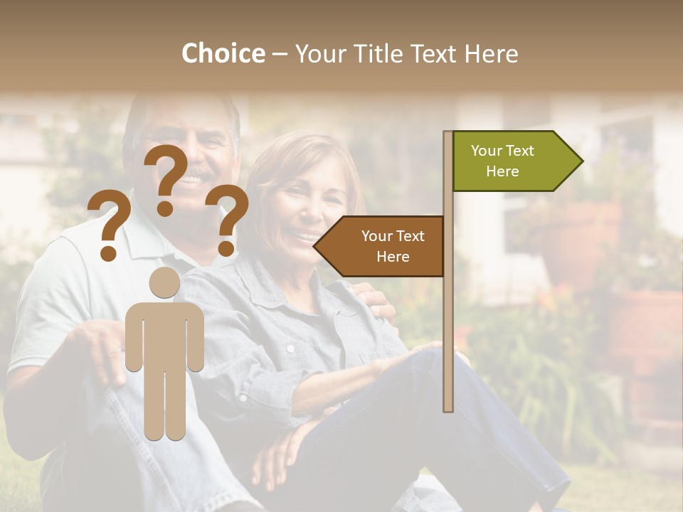 Woman Leisure Ground PowerPoint Template