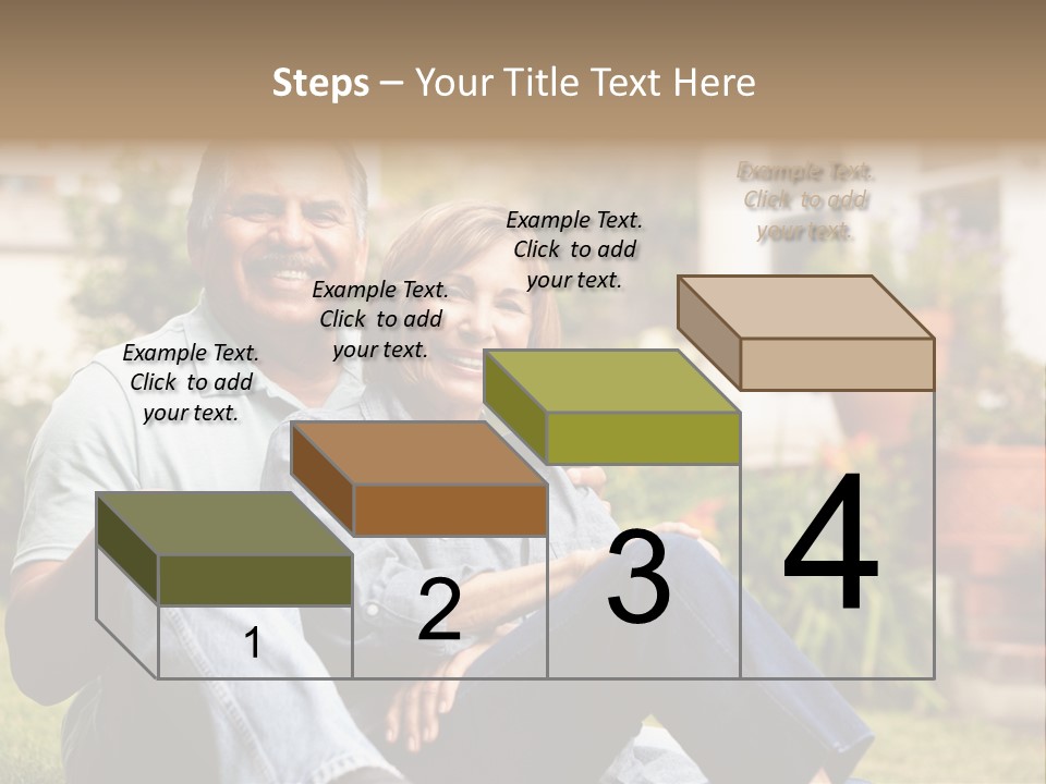 Woman Leisure Ground PowerPoint Template