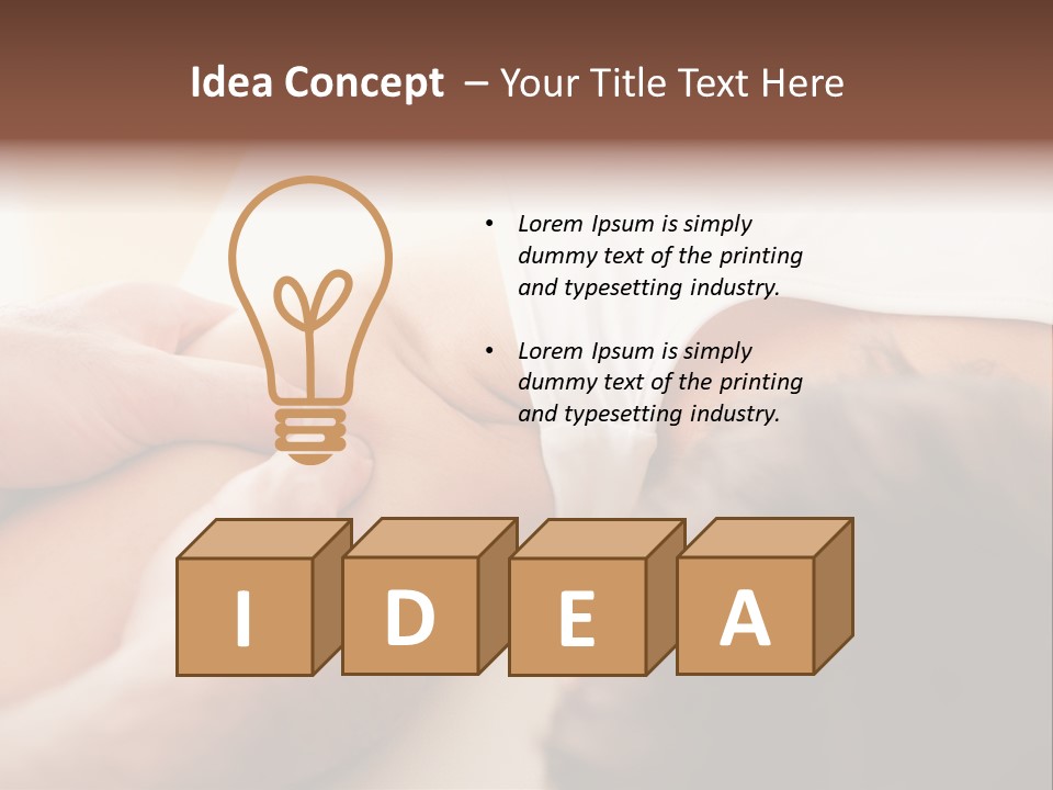 Shoulder Exercise Strength PowerPoint Template