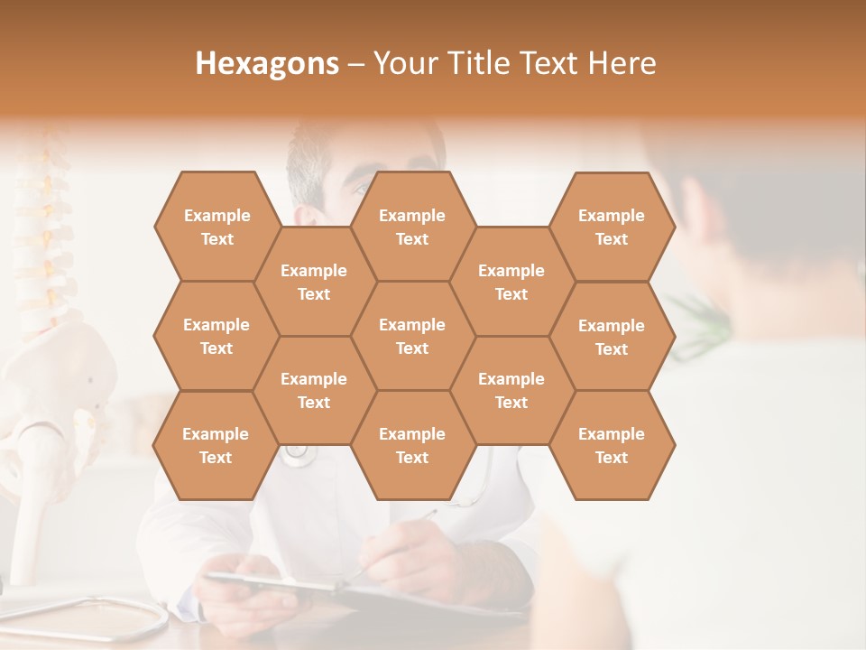 Stethoscope Young Men Lab PowerPoint Template