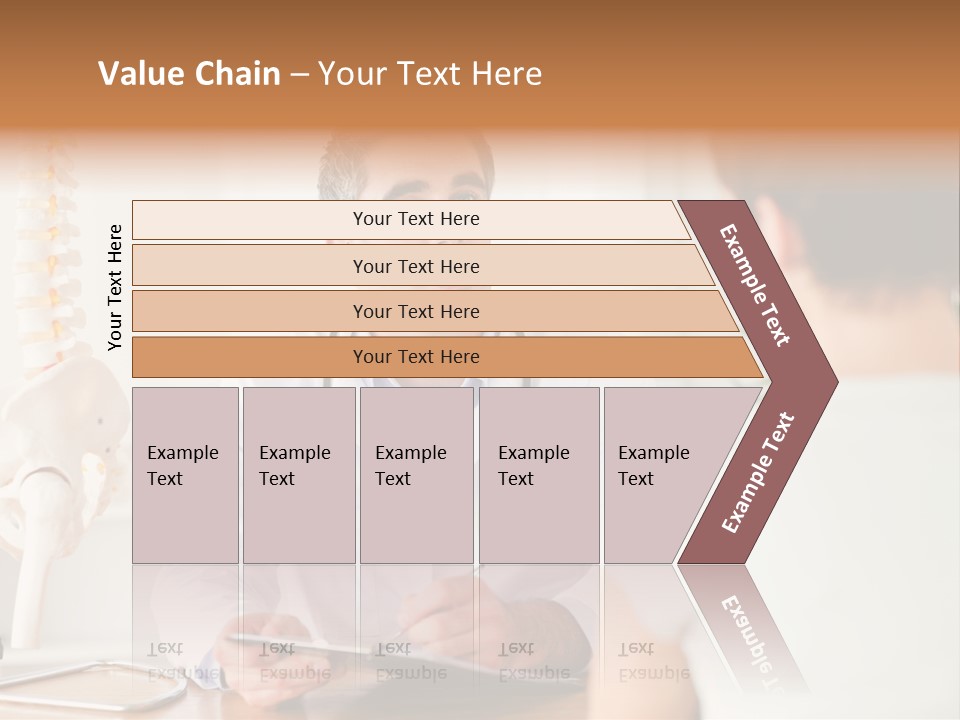 Stethoscope Young Men Lab PowerPoint Template