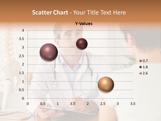 Stethoscope Young Men Lab PowerPoint Template