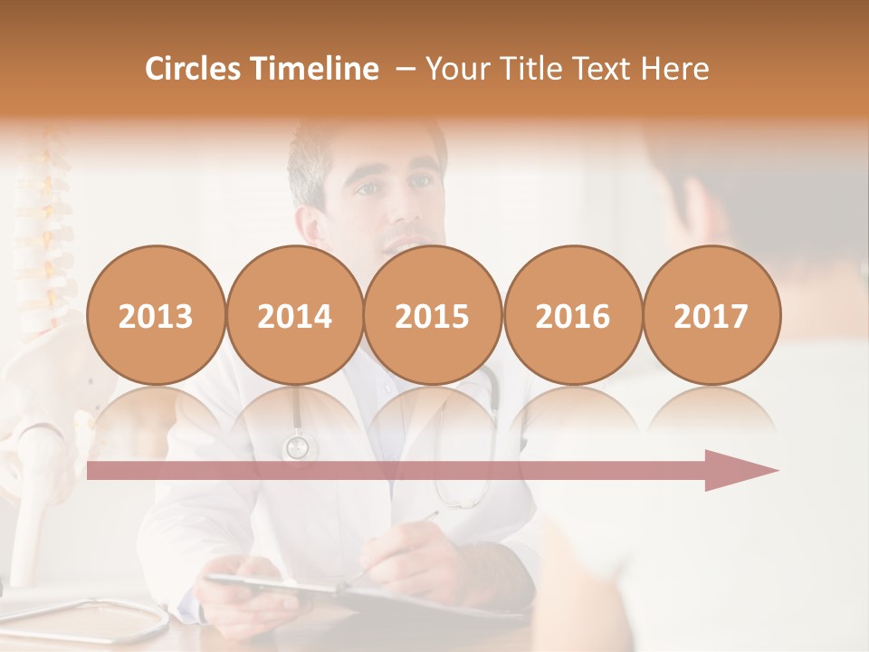 Stethoscope Young Men Lab PowerPoint Template