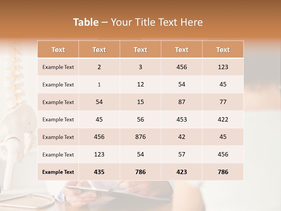 Stethoscope Young Men Lab PowerPoint Template