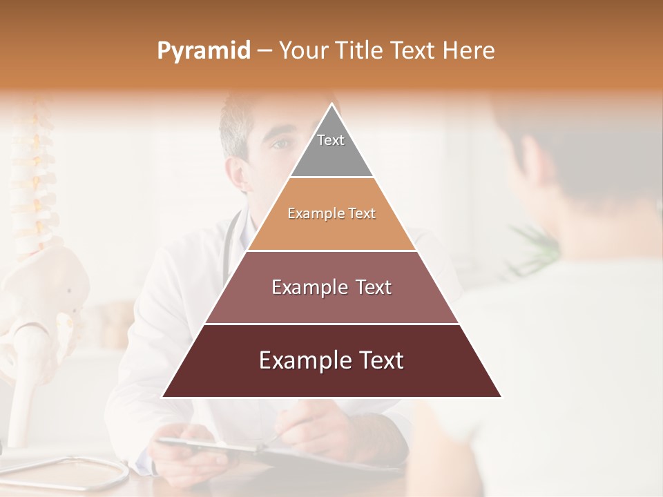 Stethoscope Young Men Lab PowerPoint Template