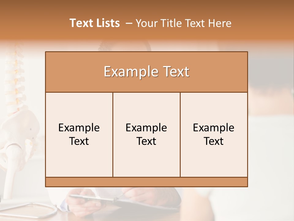 Stethoscope Young Men Lab PowerPoint Template