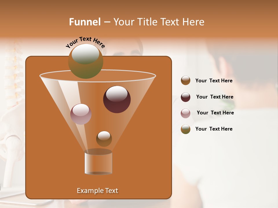 Stethoscope Young Men Lab PowerPoint Template