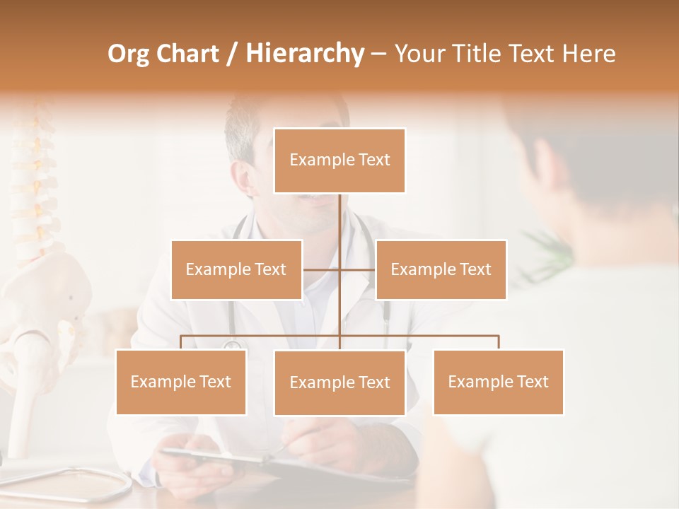 Stethoscope Young Men Lab PowerPoint Template