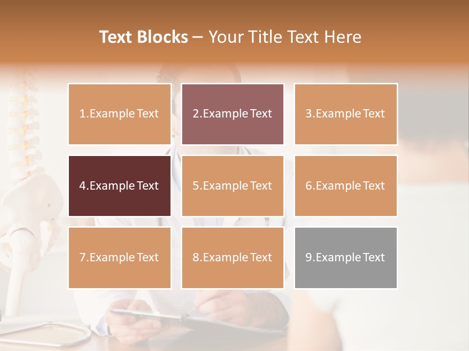 Stethoscope Young Men Lab PowerPoint Template