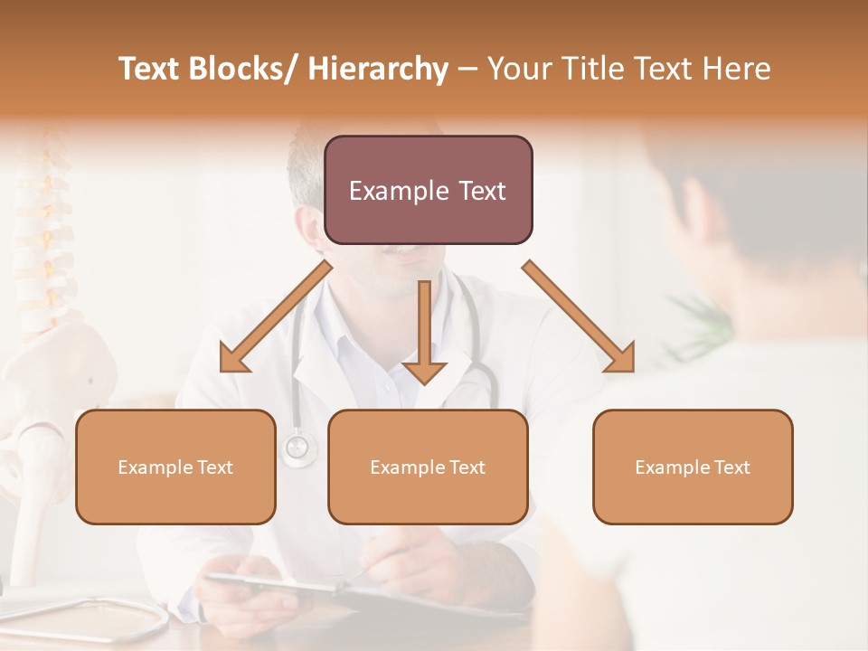 Stethoscope Young Men Lab PowerPoint Template