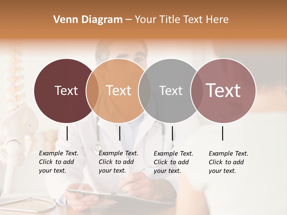 Stethoscope Young Men Lab PowerPoint Template