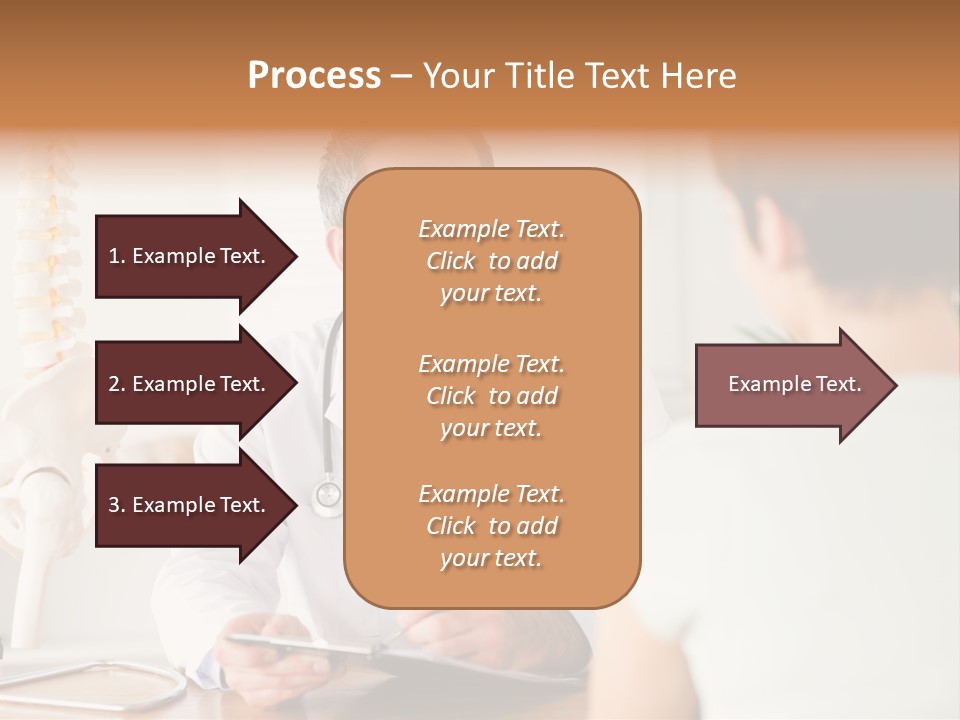 Stethoscope Young Men Lab PowerPoint Template