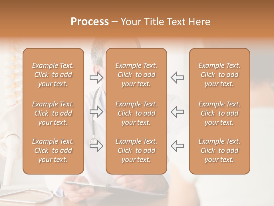 Stethoscope Young Men Lab PowerPoint Template