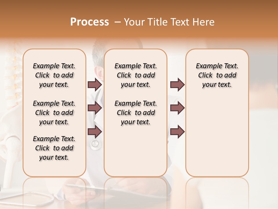 Stethoscope Young Men Lab PowerPoint Template