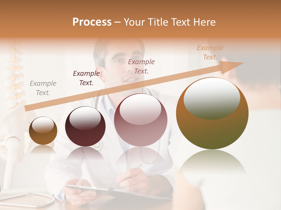 Stethoscope Young Men Lab PowerPoint Template