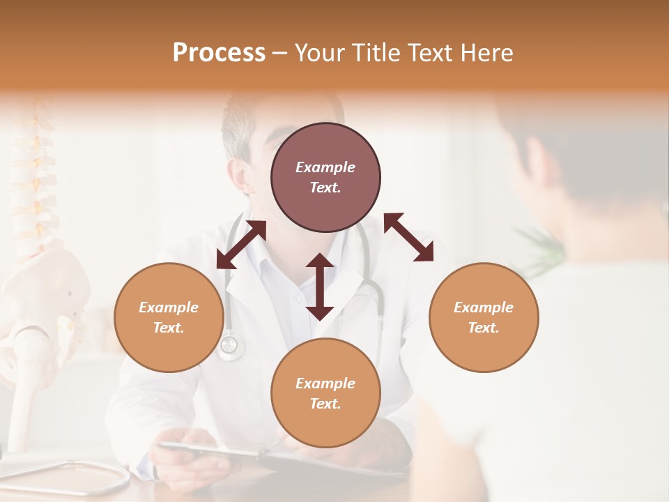 Stethoscope Young Men Lab PowerPoint Template