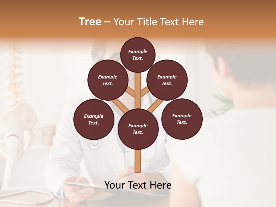 Stethoscope Young Men Lab PowerPoint Template