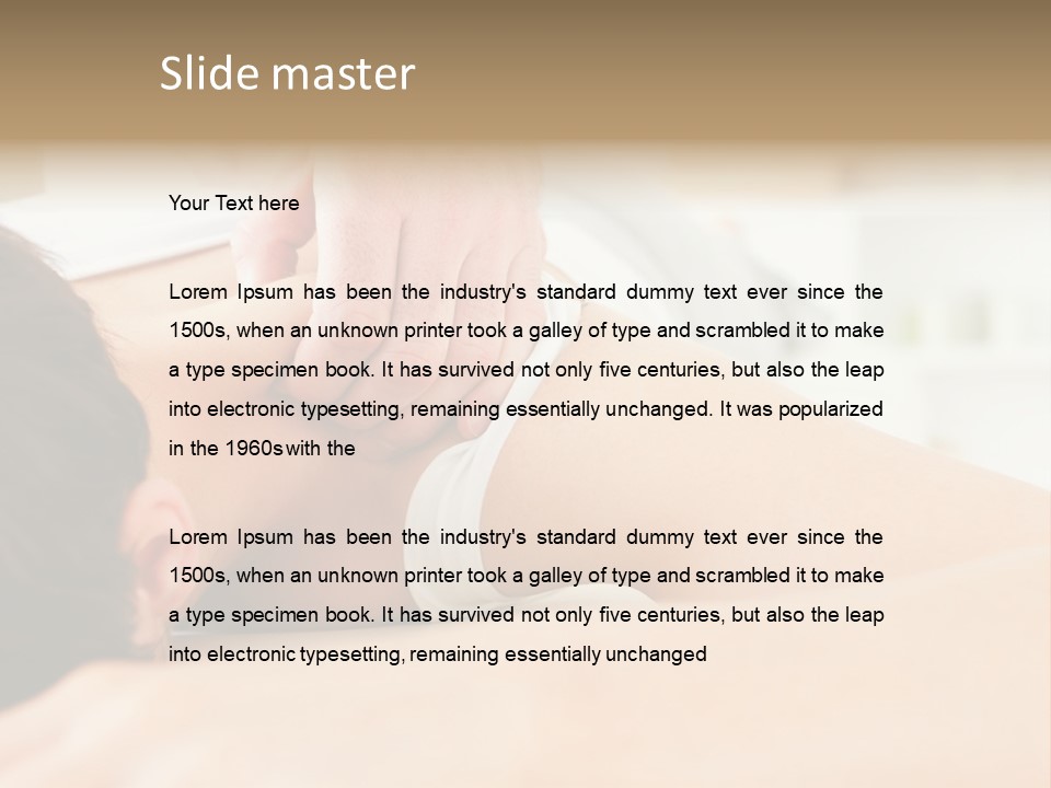 Medicine Spa Lifestyle PowerPoint Template