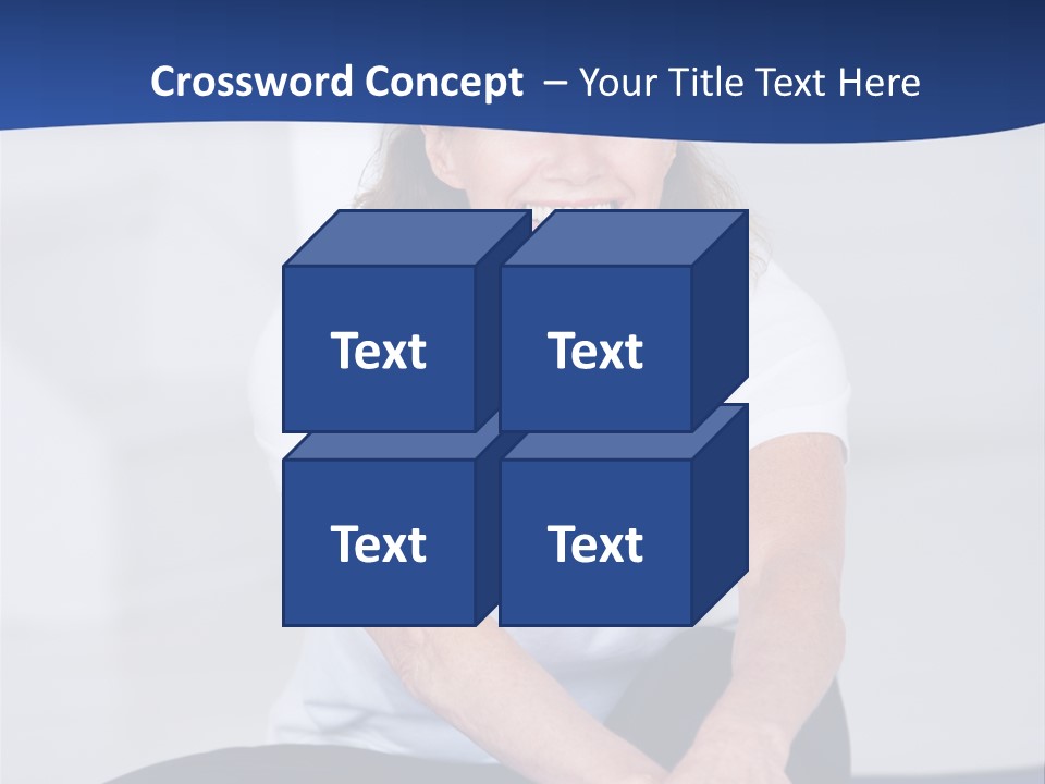 Stretch In Shape At Camera PowerPoint Template