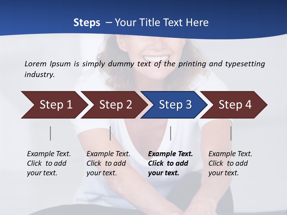 Stretch In Shape At Camera PowerPoint Template