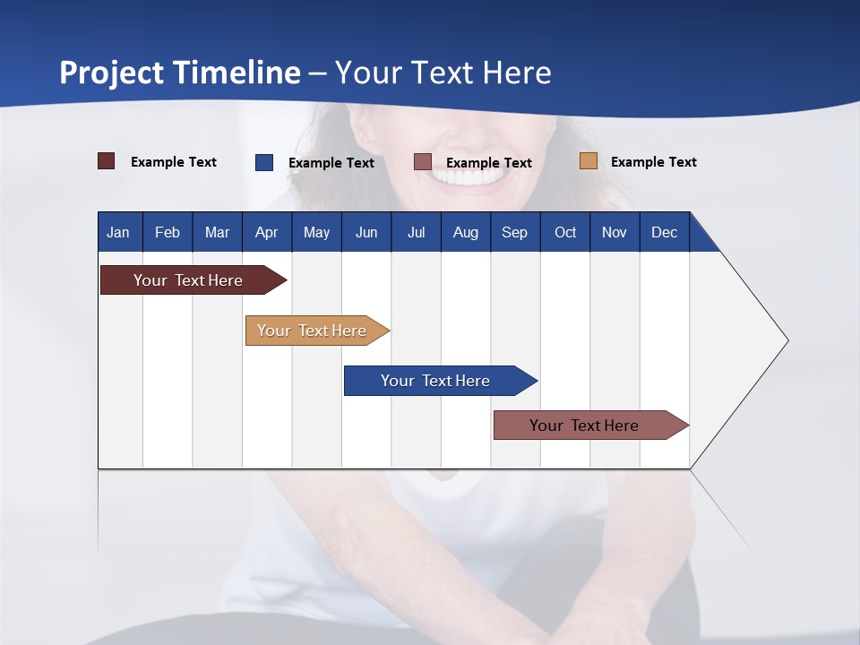Stretch In Shape At Camera PowerPoint Template
