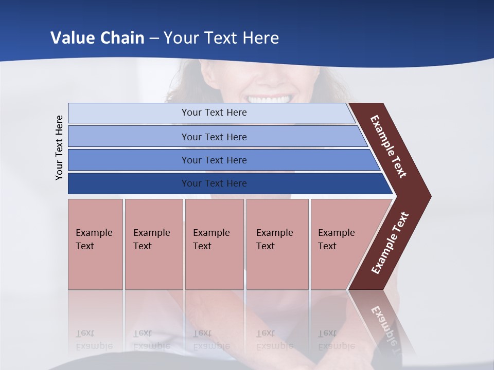 Stretch In Shape At Camera PowerPoint Template