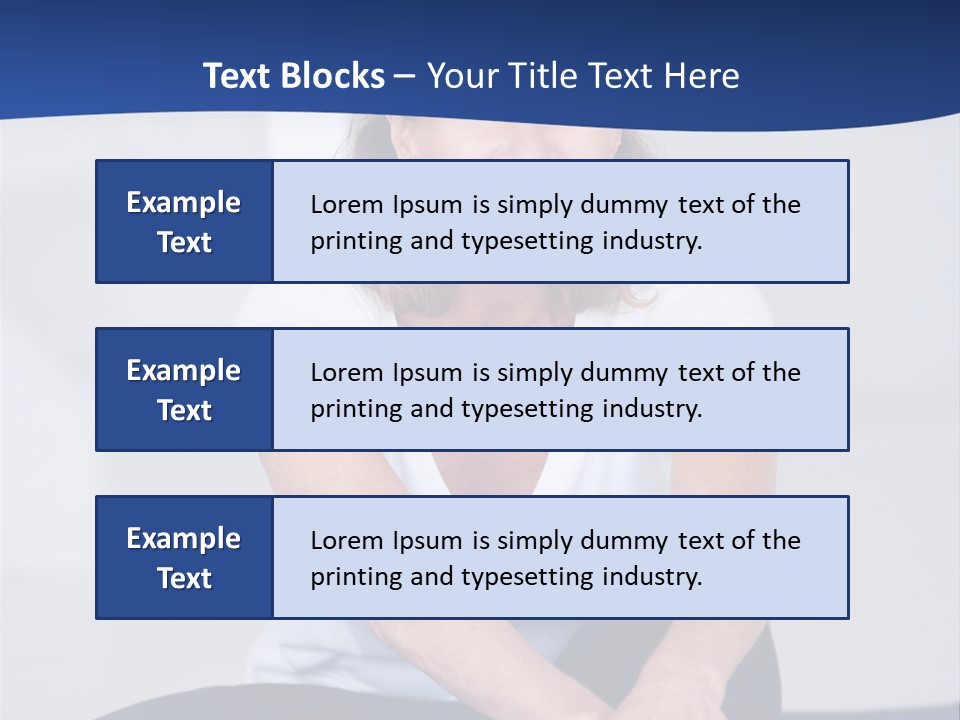 Stretch In Shape At Camera PowerPoint Template
