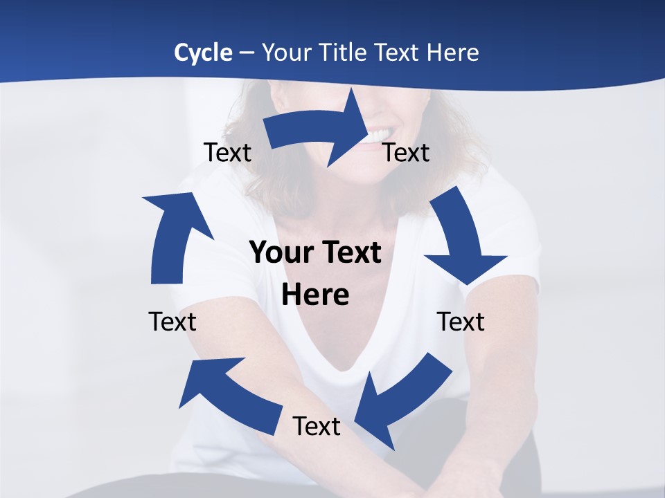 Stretch In Shape At Camera PowerPoint Template