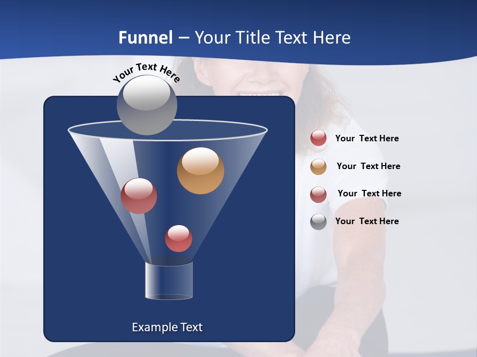Stretch In Shape At Camera PowerPoint Template
