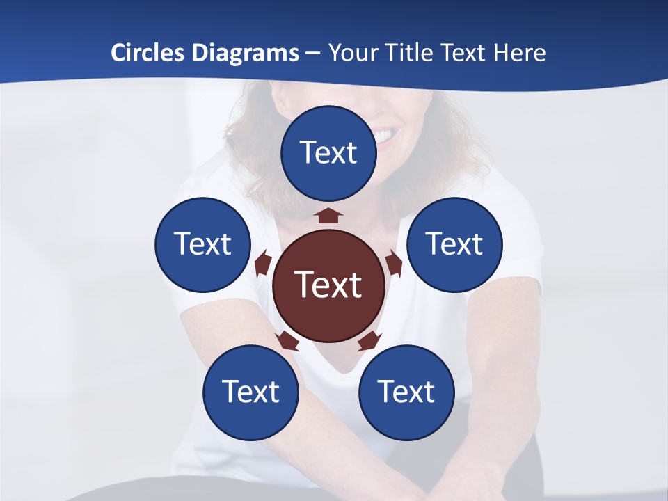 Stretch In Shape At Camera PowerPoint Template