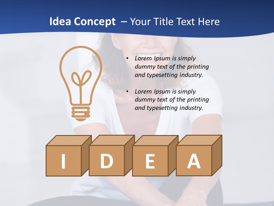 Stretch In Shape At Camera PowerPoint Template