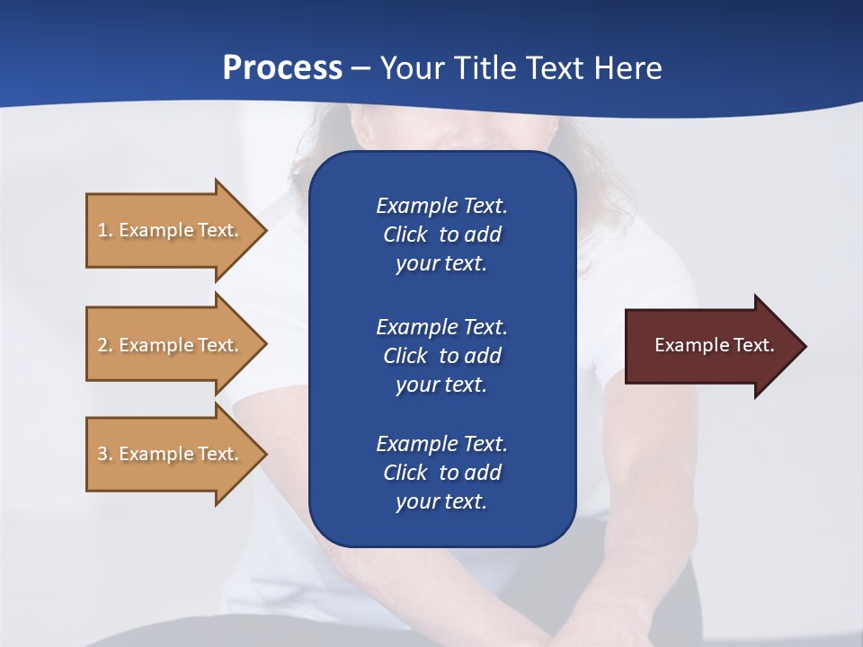 Stretch In Shape At Camera PowerPoint Template