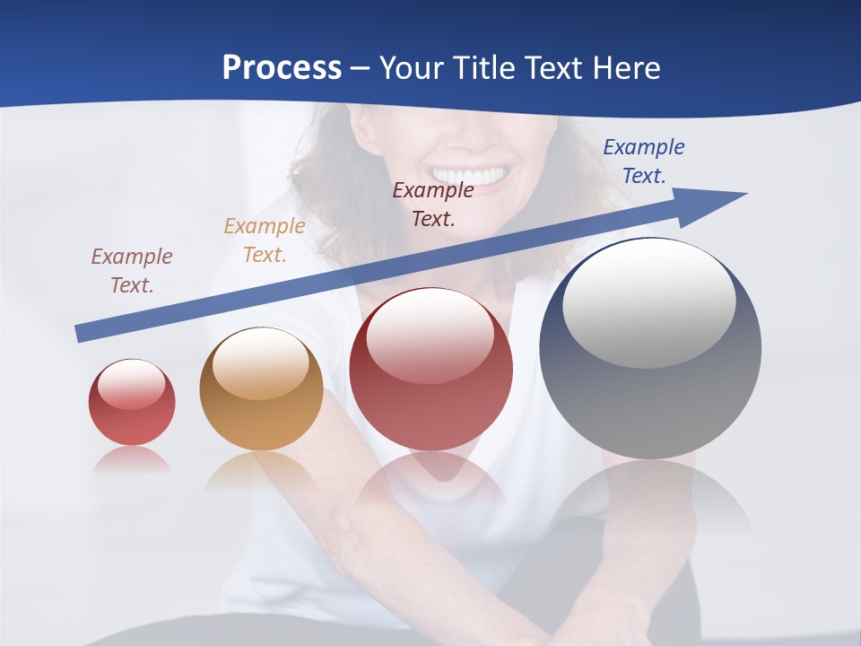 Stretch In Shape At Camera PowerPoint Template