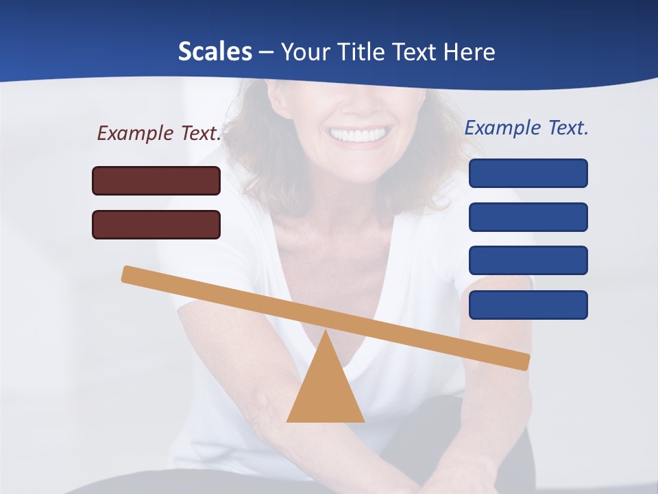 Stretch In Shape At Camera PowerPoint Template