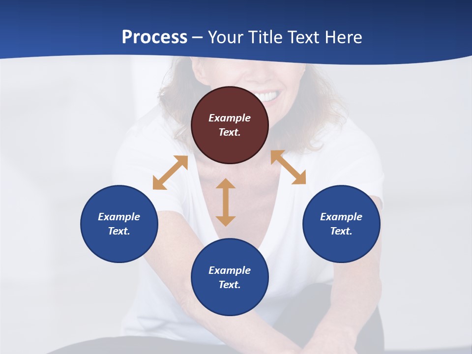 Stretch In Shape At Camera PowerPoint Template