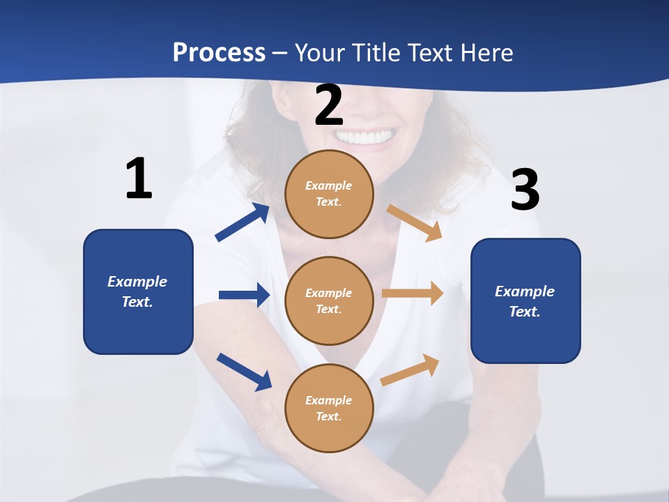 Stretch In Shape At Camera PowerPoint Template
