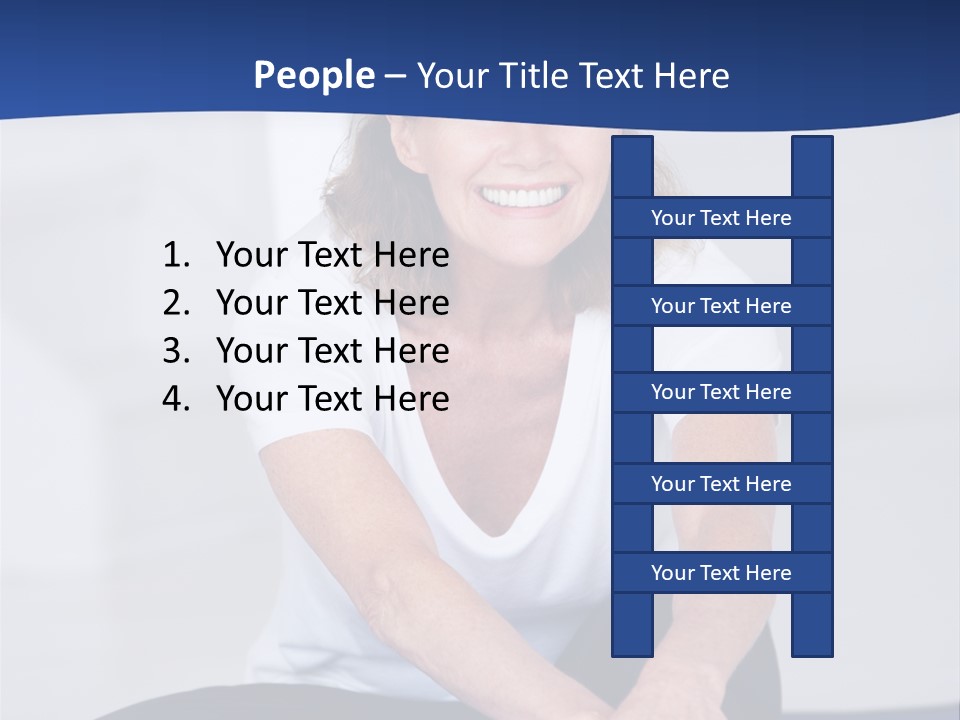 Stretch In Shape At Camera PowerPoint Template
