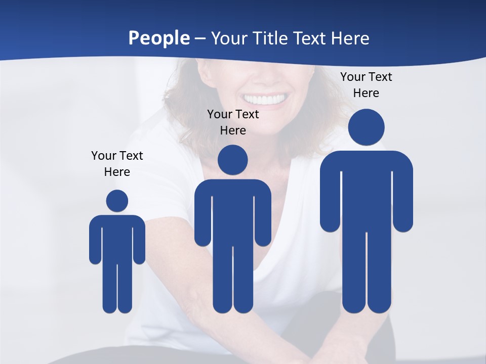 Stretch In Shape At Camera PowerPoint Template