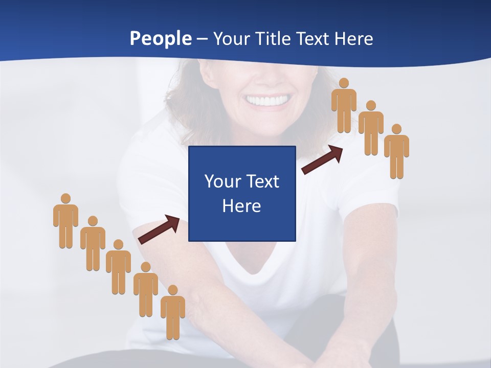 Stretch In Shape At Camera PowerPoint Template