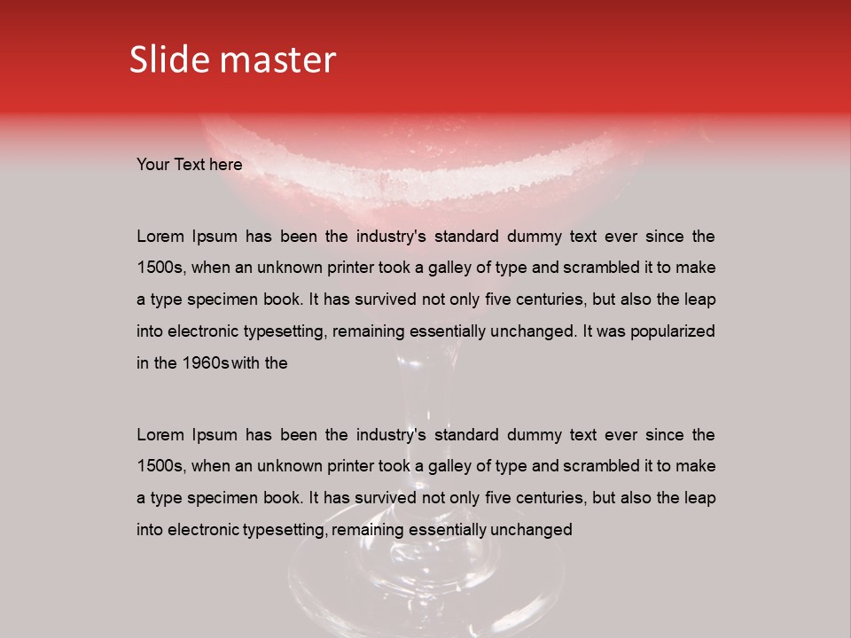 Sweet Green Tequila PowerPoint Template