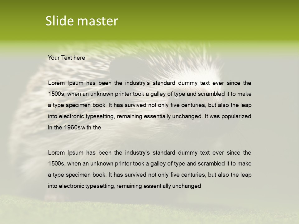 Spine Defense Young PowerPoint Template