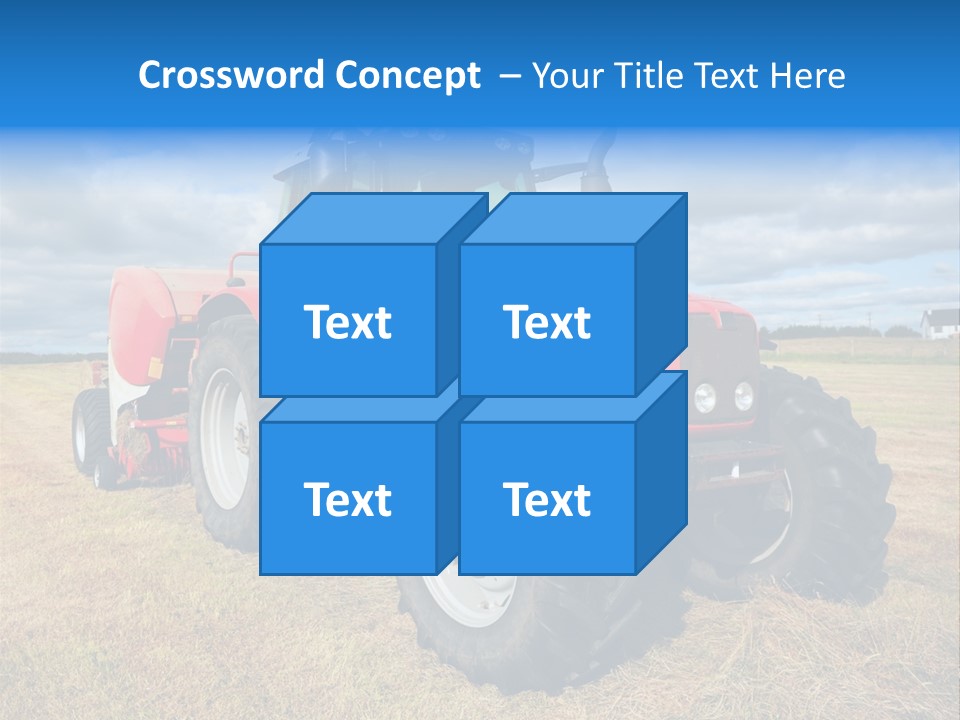 Country Grass Harvest PowerPoint Template