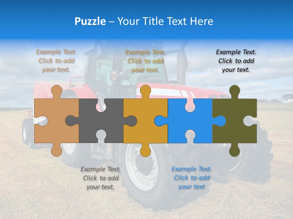 Country Grass Harvest PowerPoint Template