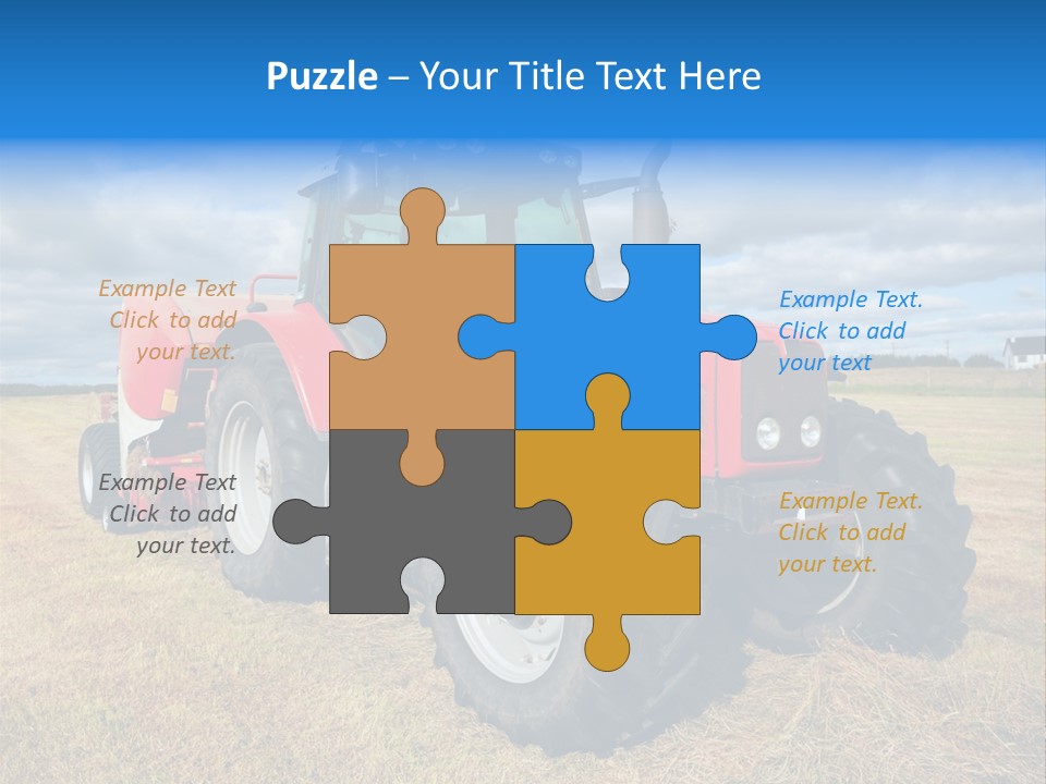 Country Grass Harvest PowerPoint Template