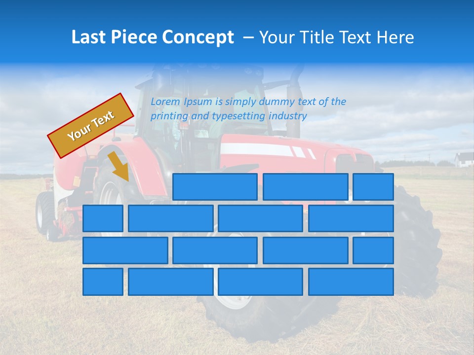 Country Grass Harvest PowerPoint Template
