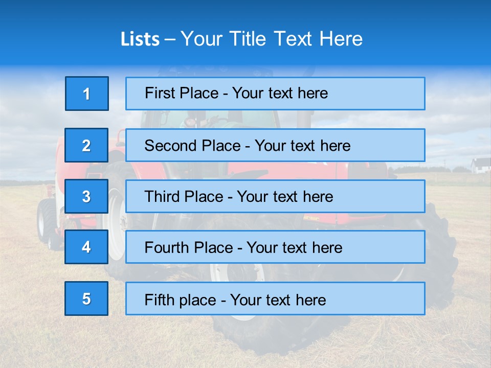 Country Grass Harvest PowerPoint Template