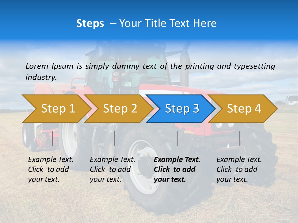 Country Grass Harvest PowerPoint Template